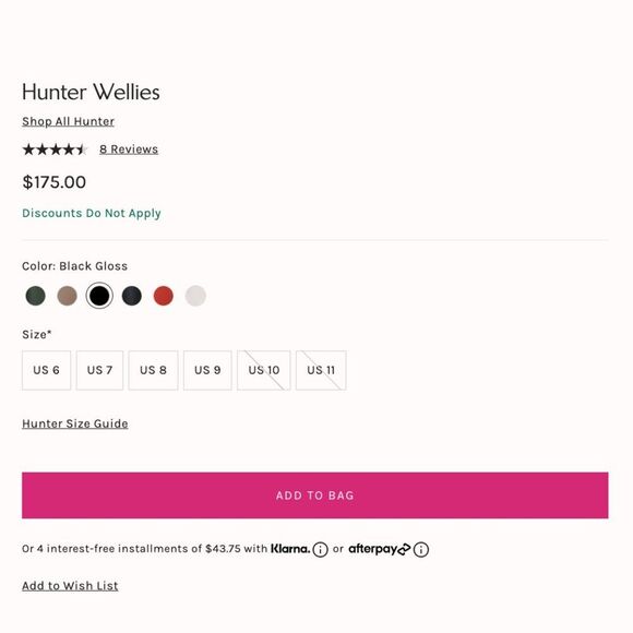 Hunter Navy Matt Tall Rain Boots Navy- wore one times, mint condition - Picture 16 of 16